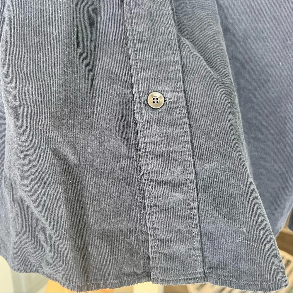 Men's Banana Republic Standard Fit Navy Blue Button Down- L